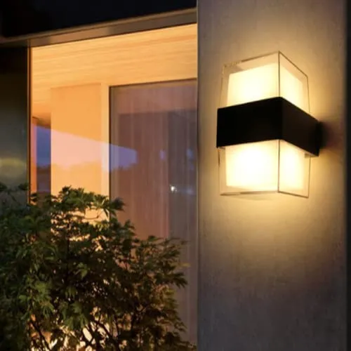 Image of Groeien LED 12 watt Modern Outdoor Acrylic Wall lamp Decorative Garden Light