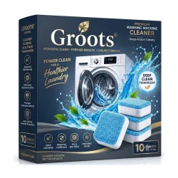 GROOTS | Washing Machine Cleaner & Descaler Tablets | 10 Tablets