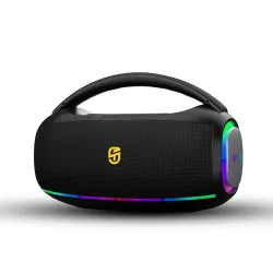 Groove Z Pro Powerful 50W Stereo Sound Surround Speaker with RGB, up to 9Hrs of Music, Deep Bass, Bluetooth 5.3, Multi-C