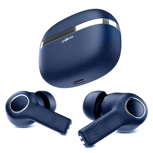 Image of GROOVES Alpha 200, 120HRS Battery, Crystal Bionic Sound w/Dual EQ Modes, 4Mics ENx, Low Latency, IPX4, v.5.4 Bluetooth E