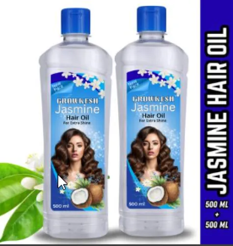 Image of Growkesh JASMINE HAIR OIL Hair Oil (1000 ml)