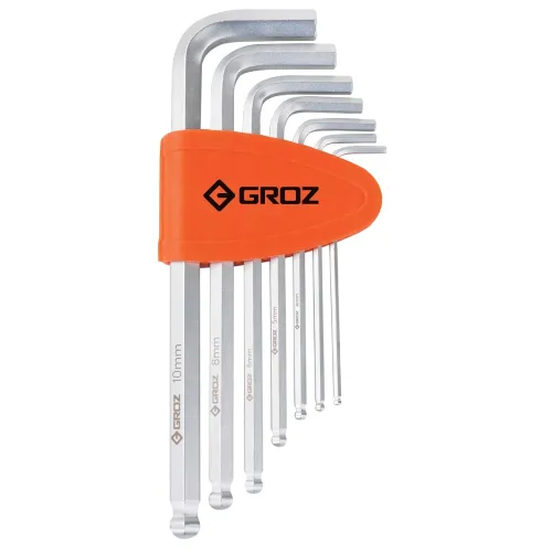 Image of Groz 7 Hexagon Keys with Ball End