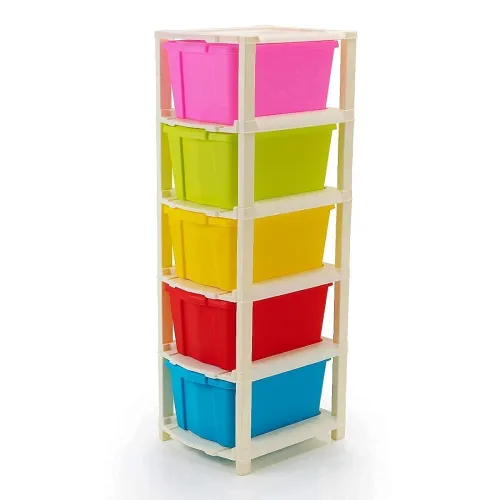 Image of GROZNOL 5XL Plastic Modular Drawer System for Home, Office, Hospital, Parlor, School, Doctors, Home and Kids, Product Di