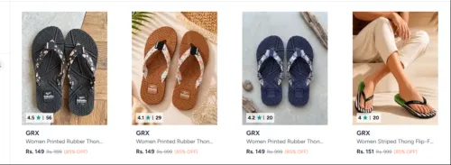 Image of GRX Footwear at minimum 85% Discount