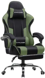 GTPLAYER Ergonomic Multi Functional Gaming Chair Green