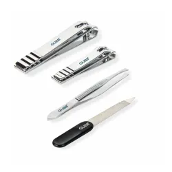 GUBB Nail Care Kit - Toe Nail Clipper, Finger Nail Cutter, Nail Filer & Flat Tweezer | Nail Clipper For Manicure, Nail S
