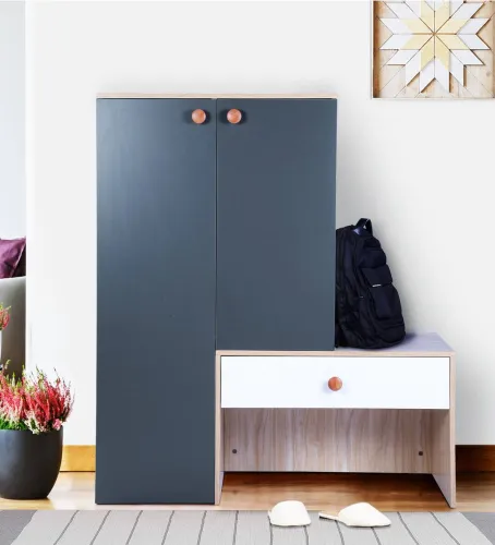 Image of GUDSMITH Engineered Wood Shoe Rack Storage