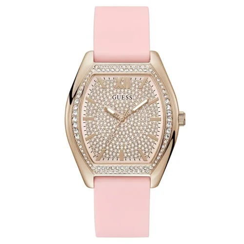 Image of GUESS Analogue Pink Dial Women's Watch-U1407L2M