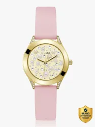 GUESS Champagne Dial Analog Watch  - For Women GW0381L2