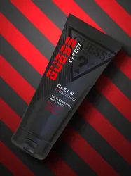 GUESS Men Grooming Effect Clean + Caffeine Rejuvenating Face Wash - 200ml