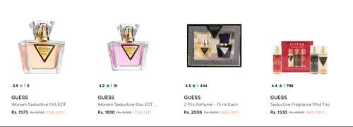 Image of GUESS Perfume at minimum 75% Discount