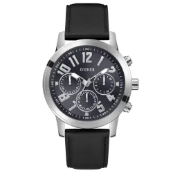 Guess Round 44mm Blue Dial Analog Men Watch -