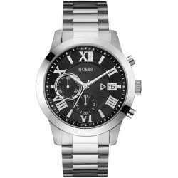 GUESS Round 45mm Black Dial Analog Men Watch - W0668G3