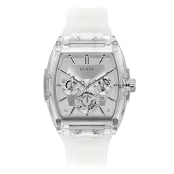 GUESS Tonneau 42mm Silver Dial Analog Men Watch - GW0203G1