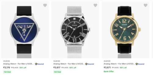 Image of Guess Wrist Watches starting @ ₹3176