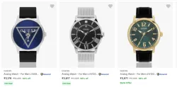 Guess Wrist Watches starting @ ₹3176