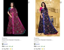 Gugaliya Womens Sarees Starting At ₹69