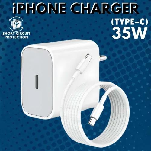 Image of GUGGU 35 W PD 3 A Wall Charger for Mobile with Detachable Cable (White)