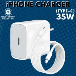 GUGGU 35 W PD 3 A Wall Charger for Mobile with Detachable Cable (White)