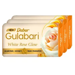 Gulabari White Rose Soap - 450g (150g x 3)