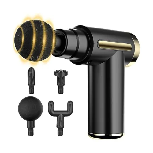 Image of DEALZO Gun Massager Rechargeable Handheld Muscle Massager for Full Body Relief