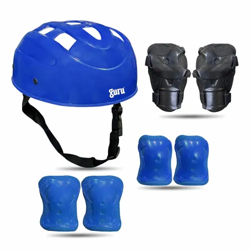 Image of Guru Skating Guards, Skating Guards for Kids (Small), Skating /Cycle Protective Gear Skating Guard Combo