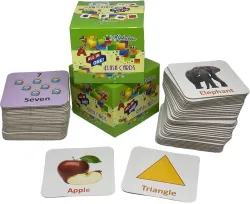 gurukanth All in One Flash Cards for Kids (Non-Tearable flashcards - Water Proof) (Multicolor)