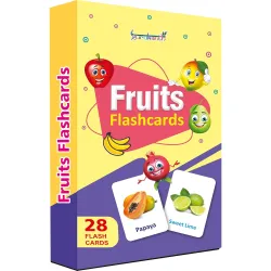 Gurukanth Fruits Flash Cards for Kids (Early Learning Toy)