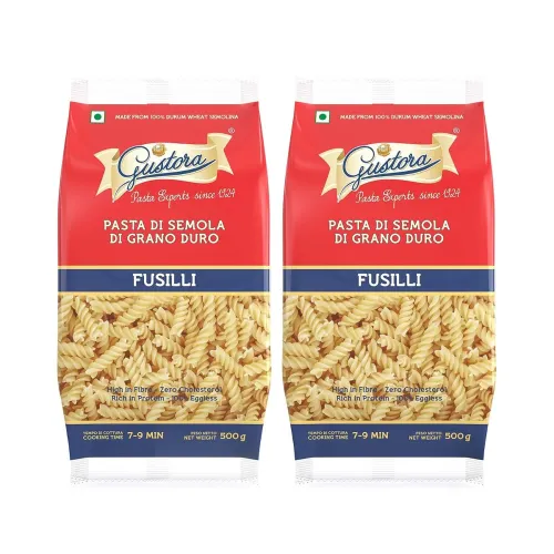 Image of Gustora Fusilli Pasta Combo 500g x2 Pack