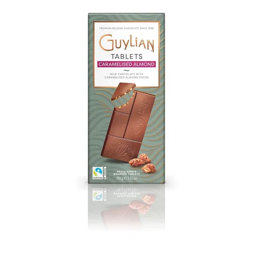 Image of Guylian Caramelised Almond Milk Chocolate (4x25g)