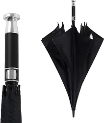 GVJ TRADERS New Rolls-Royce Long Handle Umbrella Umbrella Umbrella  (Black)