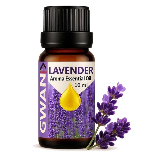 Image of Gwan Lavender, Aroma Oil for Home Fragrance | Best for Aromatherapy | Helps in meditation | Used in Diffusers, Candles, 