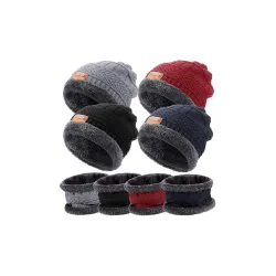 Gym Winter Cap & Muffler for Men & Women| Beanie Cap| 1 Set| Mens Cap