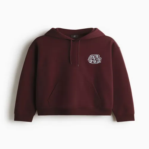 Image of H&M Loose Fit Printed Hoodie