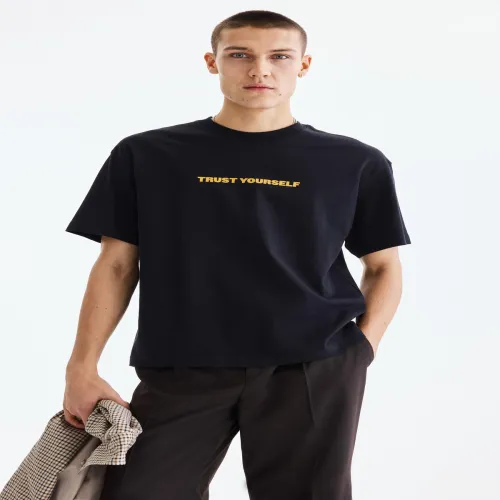 Image of H&M Loose Fit Printed T-shirt