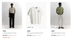 H&M Men Fashion Clothes Minimum 50% Discount
