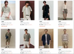H&M Mens Clothing up to 65% Discount