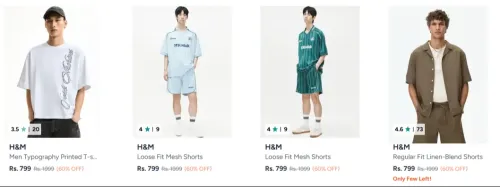 Image of H&M Men's Clothing up to 65% Discount