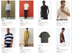 H&M Mens Cloths up to 65% Discount