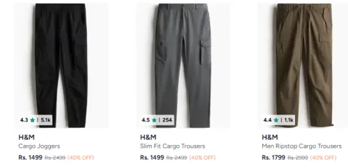 Image of H&M Trouser up to 70% Discount 