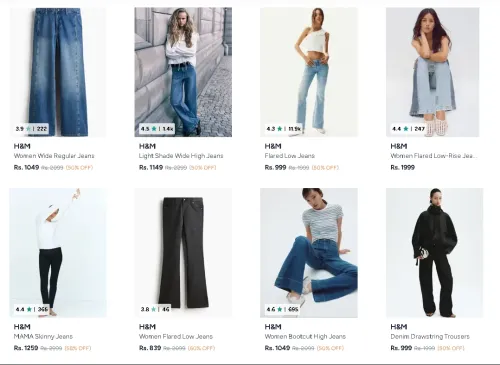 Image of H&M Women's Jeans at mini. 60% Discount