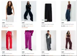 H&M Women's Trousers Up to 67% Discount