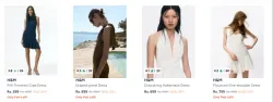 H&M Women's Dresses upto 70% discount