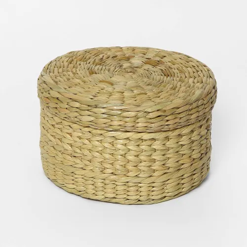 Image of Habere India Fabricating India Organiser Storage Box With Lid (19 x 19 x 12 CM)