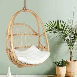 Habere India-All The Cultures Fabricating India Cane Swing Chair