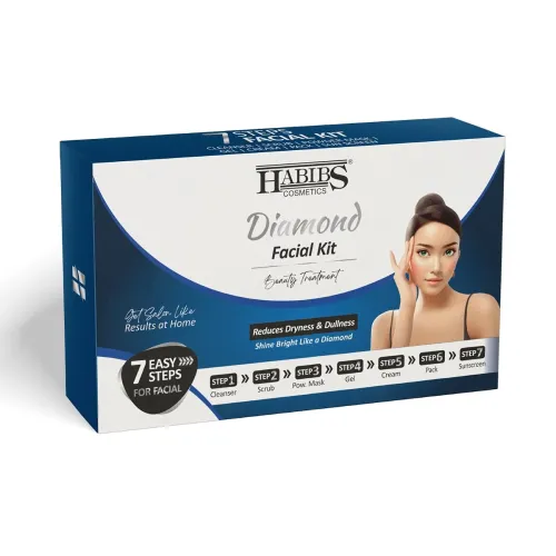 Image of Habibs Premium Diamond Facial Kit For Reducing Dryness Dullness
