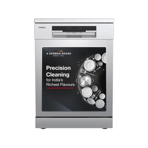 Image of Hafele Aqua Chrome Dishwasher 13-Place Settings Stainless Steel
