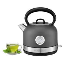 Hafele Dome Plus 2200W, 240V Electric Stainless Steel Kettle with Spout Cover with Analogue Temperature Display, Detachable Micro-Mesh Filter for Lime Scale Filtering, Easy Cleaning (1.7 L)....
