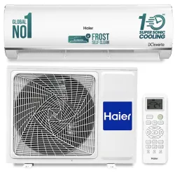 Haier 1.5 Ton 5 Star Inverter Split AC (HSU18K-PYSS5BN-INV, White)