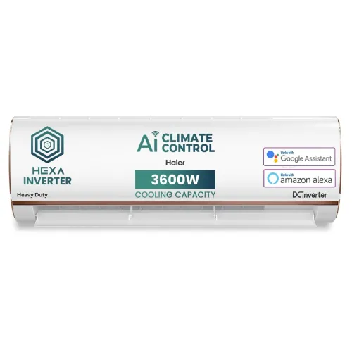 Image of Haier 1 Ton 5 Star AI Climate Control Smart Split AC 